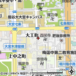 京都府京都市下京区樽屋町370周辺の地図