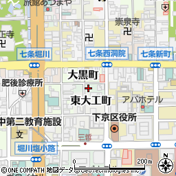 京進　高校部ＴＯＰΣ京都駅前校周辺の地図