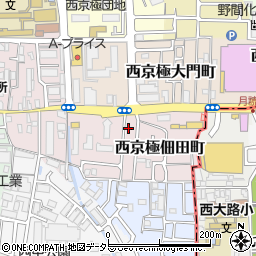 京都府京都市右京区西京極佃田町15-30周辺の地図