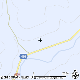 愛知県新城市作手岩波周辺の地図