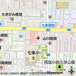 京都市下京・西部　地域包括支援センター周辺の地図