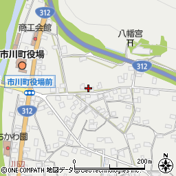 兵庫県神崎郡市川町西川辺133周辺の地図