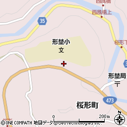 愛知県岡崎市桜形町（惣玉）周辺の地図