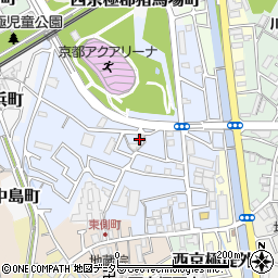 京都府京都市右京区西京極徳大寺団子田町41-1周辺の地図