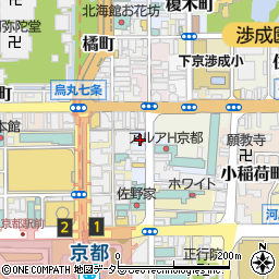 花たぬき 京都駅前店周辺の地図