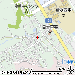静岡県静岡市清水区村松3248-60周辺の地図