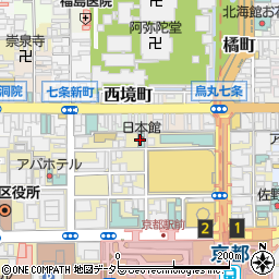 日本館周辺の地図