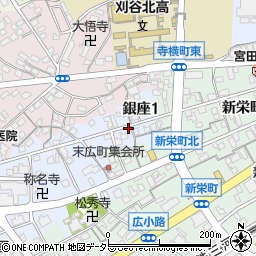 〒448-0845 愛知県刈谷市銀座の地図