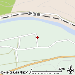 愛知県新城市名越小林周辺の地図
