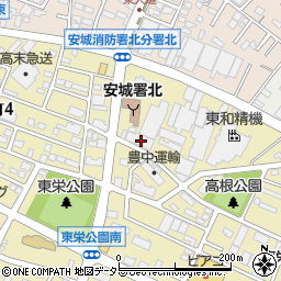 井澤金属株式会社　安城営業所周辺の地図