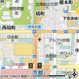 AGAスキンクリニック　京都駅前レディース院周辺の地図