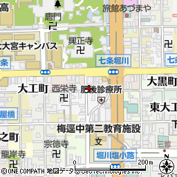 京都府京都市下京区八百屋町15周辺の地図