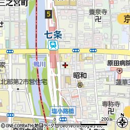 京都府京都市東山区日吉町周辺の地図