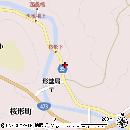 愛知県岡崎市桜形町中門周辺の地図