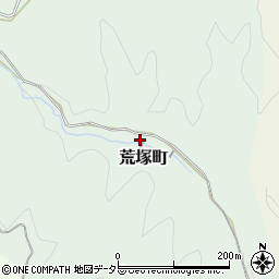 京都府亀岡市荒塚町分山周辺の地図