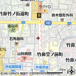 京都府京都市山科区竹鼻西ノ口町45-8周辺の地図