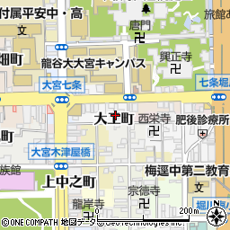 京都府京都市下京区大工町129周辺の地図