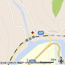 愛知県新城市豊岡前山周辺の地図