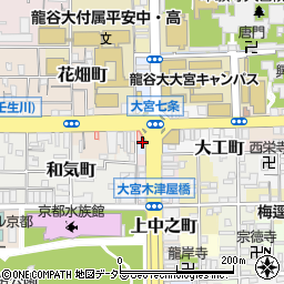 京都府京都市下京区御器屋町70-3周辺の地図