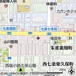 ベラジオ京都梅小路３０２周辺の地図