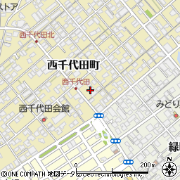 ウエルシア静岡西千代田店周辺の地図
