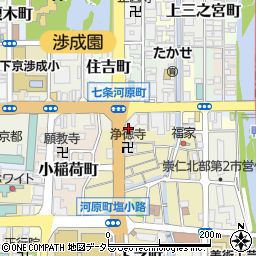 京都府京都市下京区材木町463-3周辺の地図