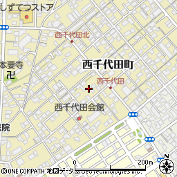 静岡県静岡市葵区西千代田町9周辺の地図