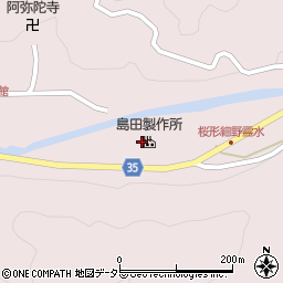 愛知県岡崎市桜形町細野周辺の地図
