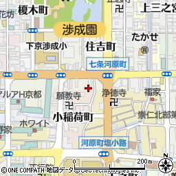 京都府京都市下京区材木町471-10周辺の地図