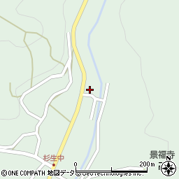 兵庫県川辺郡猪名川町杉生大北周辺の地図