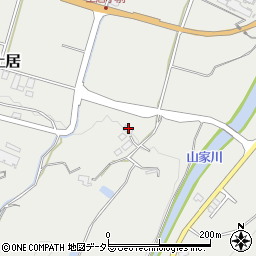 岡山県美作市土居614-1周辺の地図
