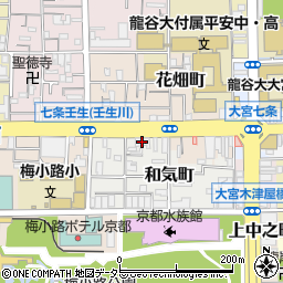 グランスイート京都梅小路公園周辺の地図