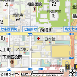 京都府京都市下京区西境町周辺の地図