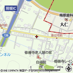 静岡県伊豆市熊坂240周辺の地図