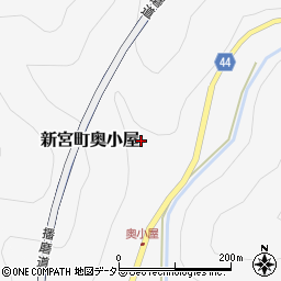 兵庫県たつの市新宮町奥小屋周辺の地図