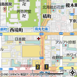 ビッグエコー 京都七条店周辺の地図