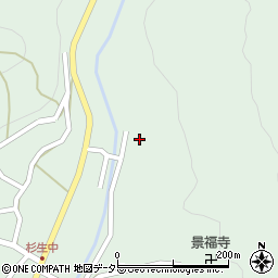 兵庫県川辺郡猪名川町杉生鍋田周辺の地図