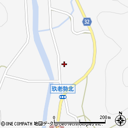 愛知県新城市玖老勢前周辺の地図