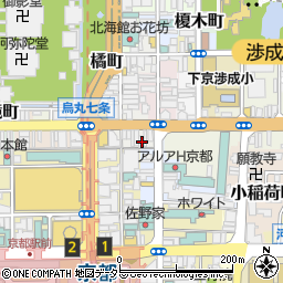 京都府京都市下京区真苧屋町216周辺の地図
