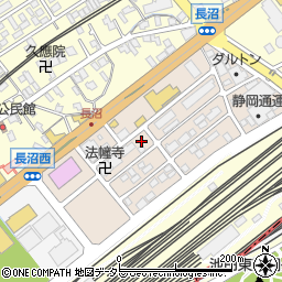 チケパ東静岡駅前駐車場周辺の地図