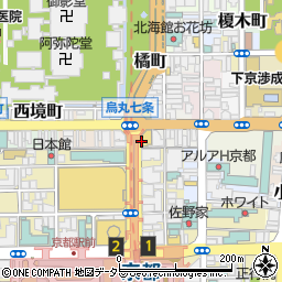 京都府京都市下京区真苧屋町周辺の地図