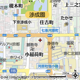 京都府京都市下京区材木町471-7周辺の地図