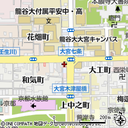 京都府京都市下京区御器屋町66周辺の地図