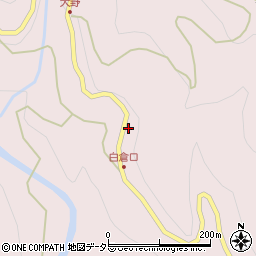 静岡県浜松市天竜区龍山町大嶺1621周辺の地図