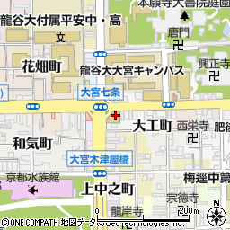 京都府京都市下京区大工町95周辺の地図
