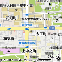 京都府京都市下京区大工町95周辺の地図