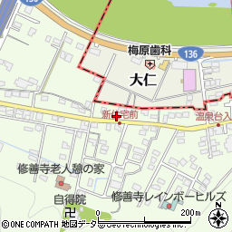 静岡県伊豆市熊坂68-3周辺の地図