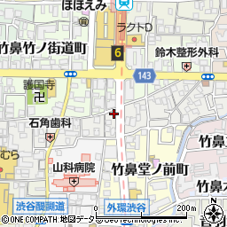 京都府京都市山科区竹鼻西ノ口町45-4周辺の地図
