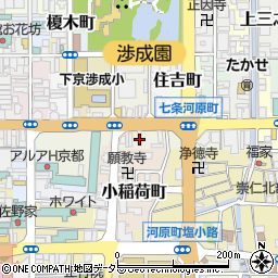 やさしい手下京訪問介護事業所周辺の地図