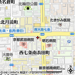 アクロス京都西大路周辺の地図